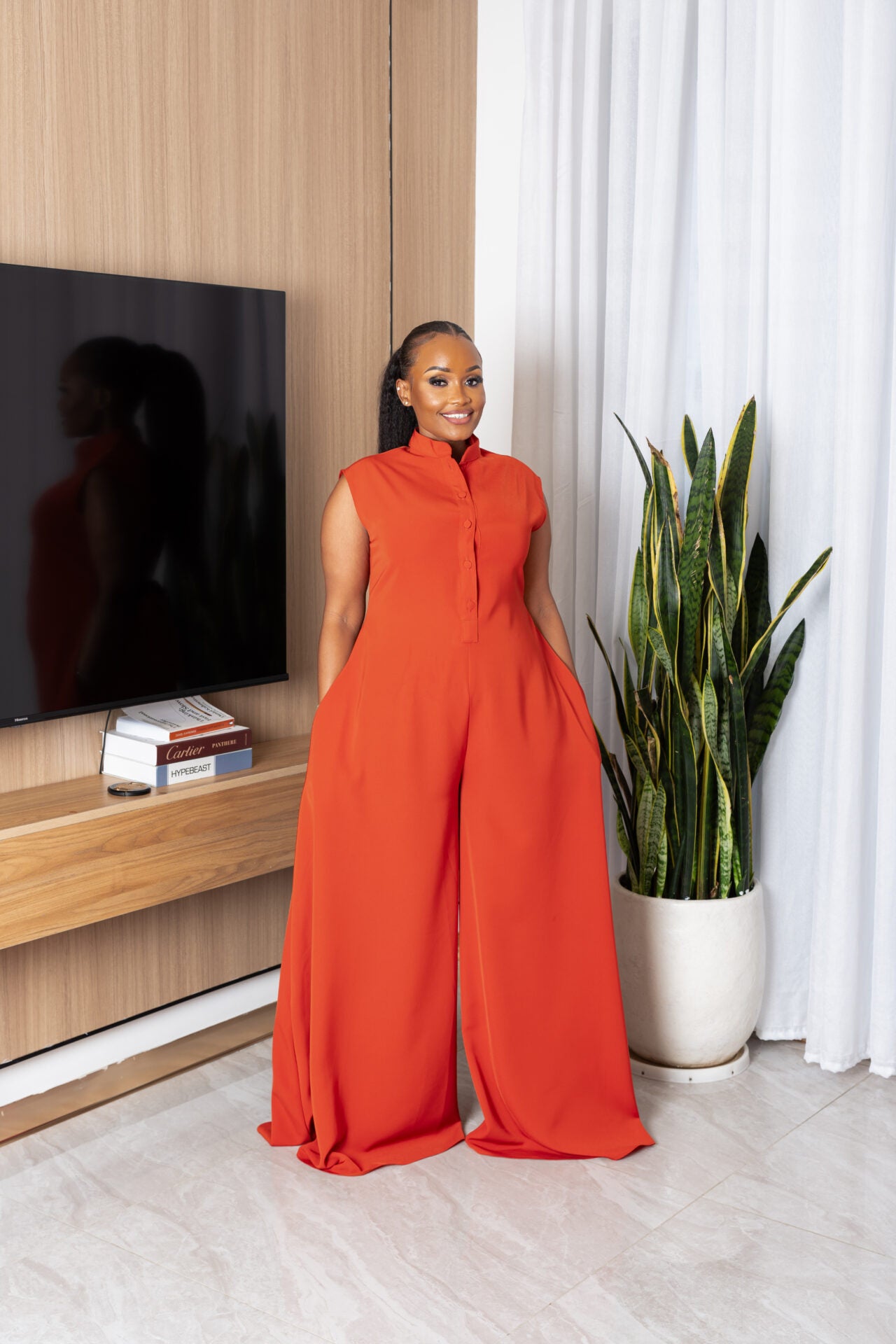 Mira jumpsuit - Burnt Orange