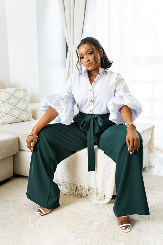 Zora kimono shirt - White