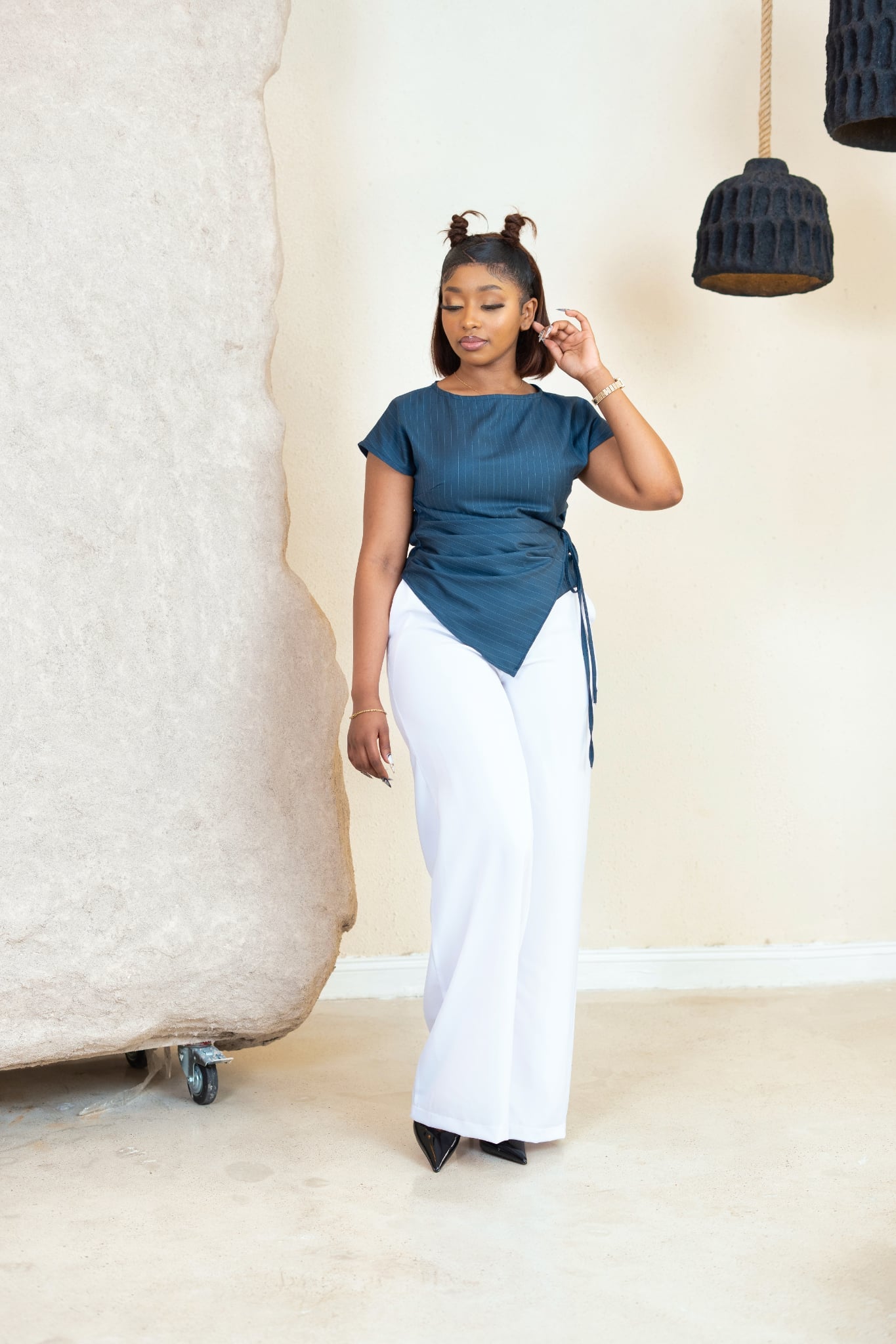 Nonis Soft White Pants