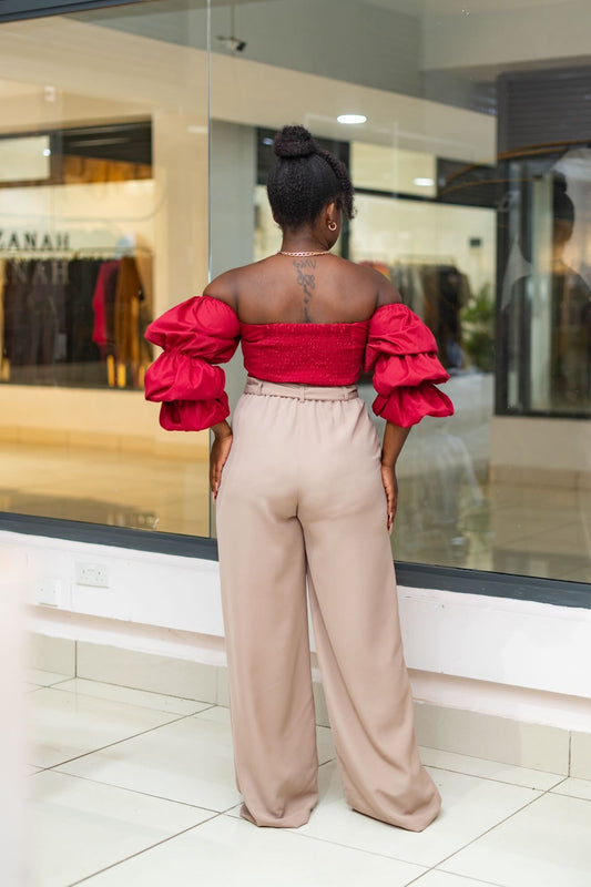 Zahara Chic Top - Plum
