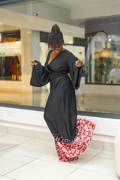 Midnight Flow Wide-Leg Pants