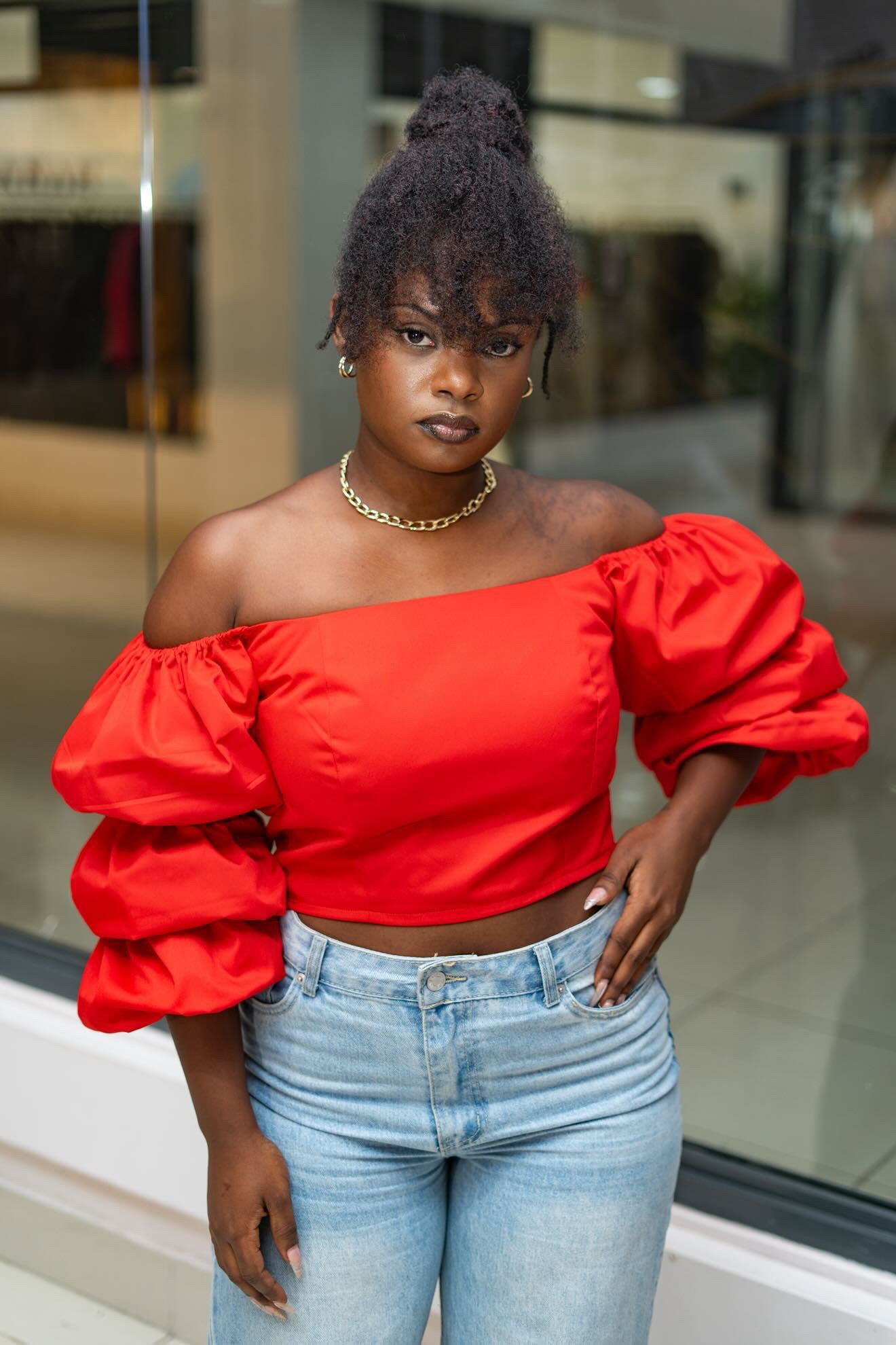 Zahara Chic Top - Red