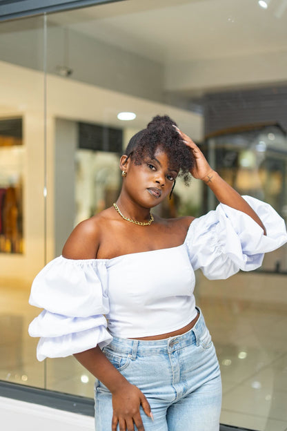 Zahara Chic Top - White