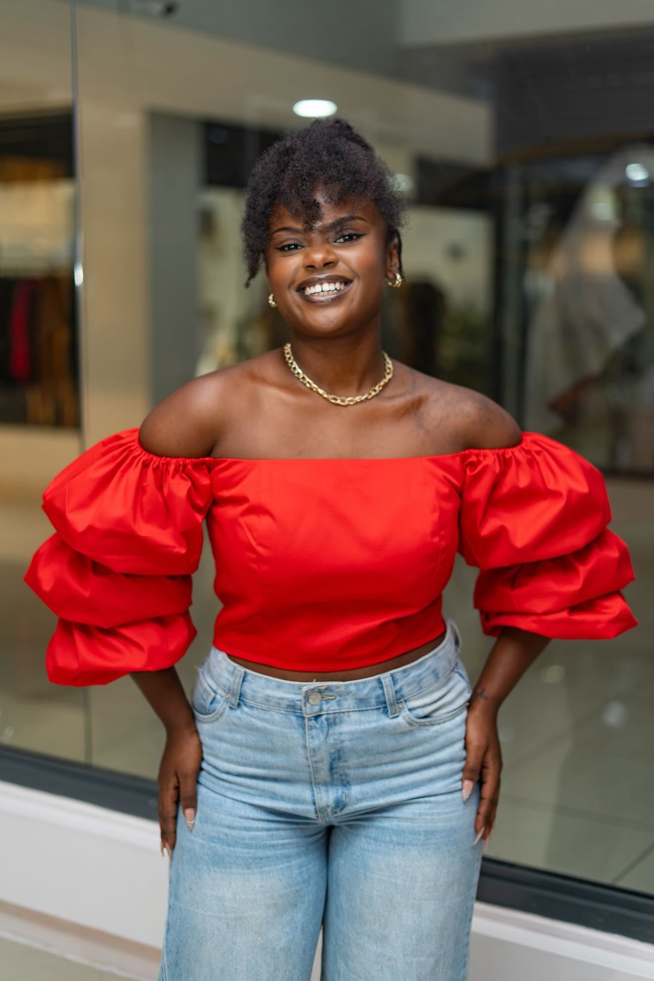 Zahara Chic Top - Red