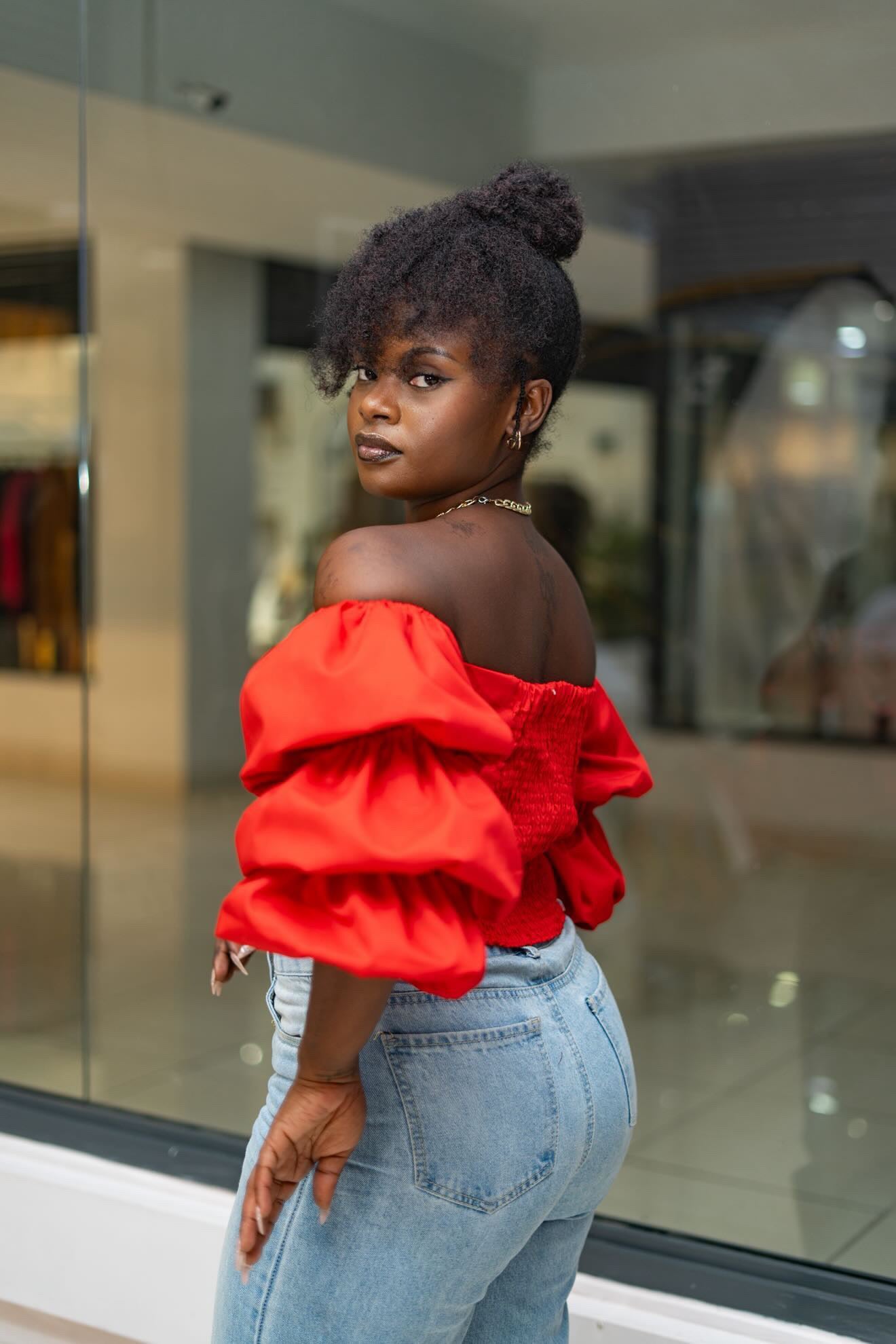 Zahara Chic Top - Red
