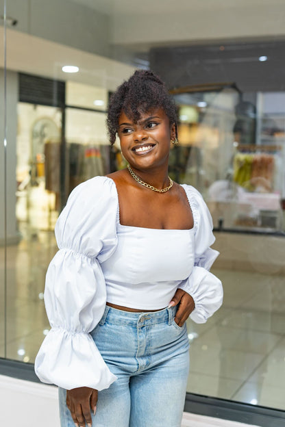 Zahara Chic Top - White