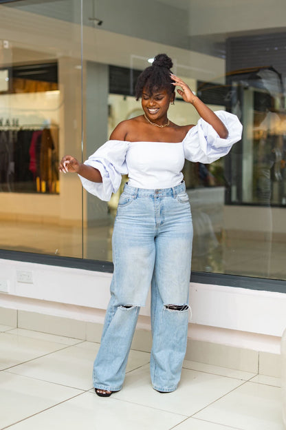 Zahara Chic Top - White