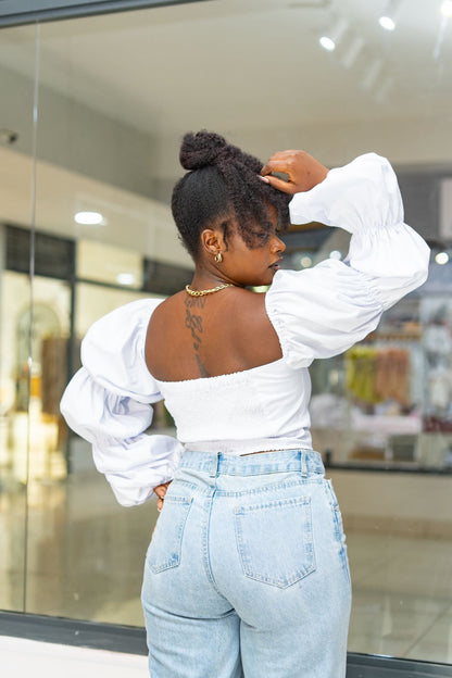 Zahara Chic Top - White