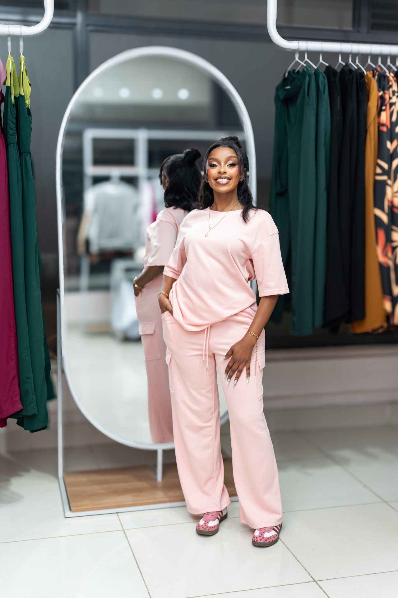 Bambi t-shirt and cargo pants set