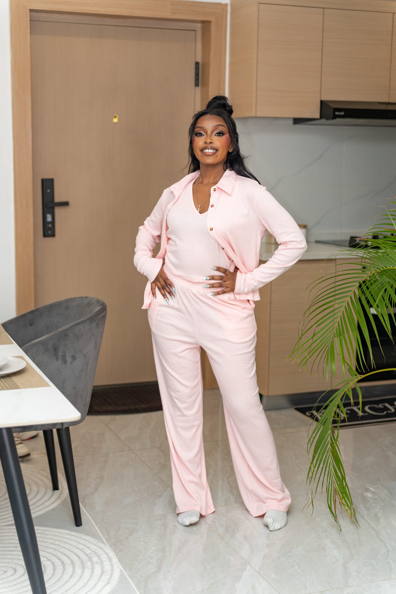 Blush mode three piece set