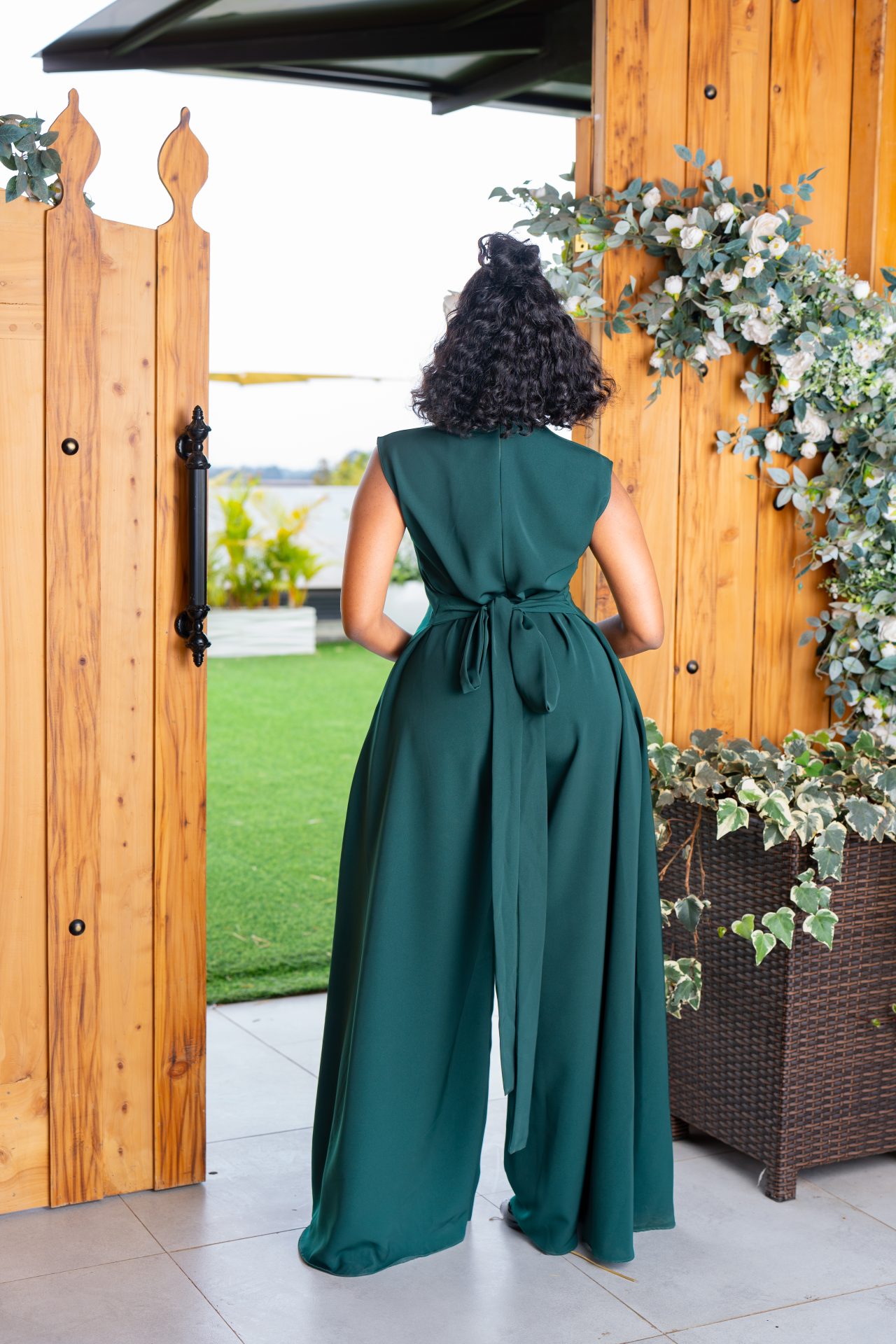 Mira jumpsuit - Emerald Green