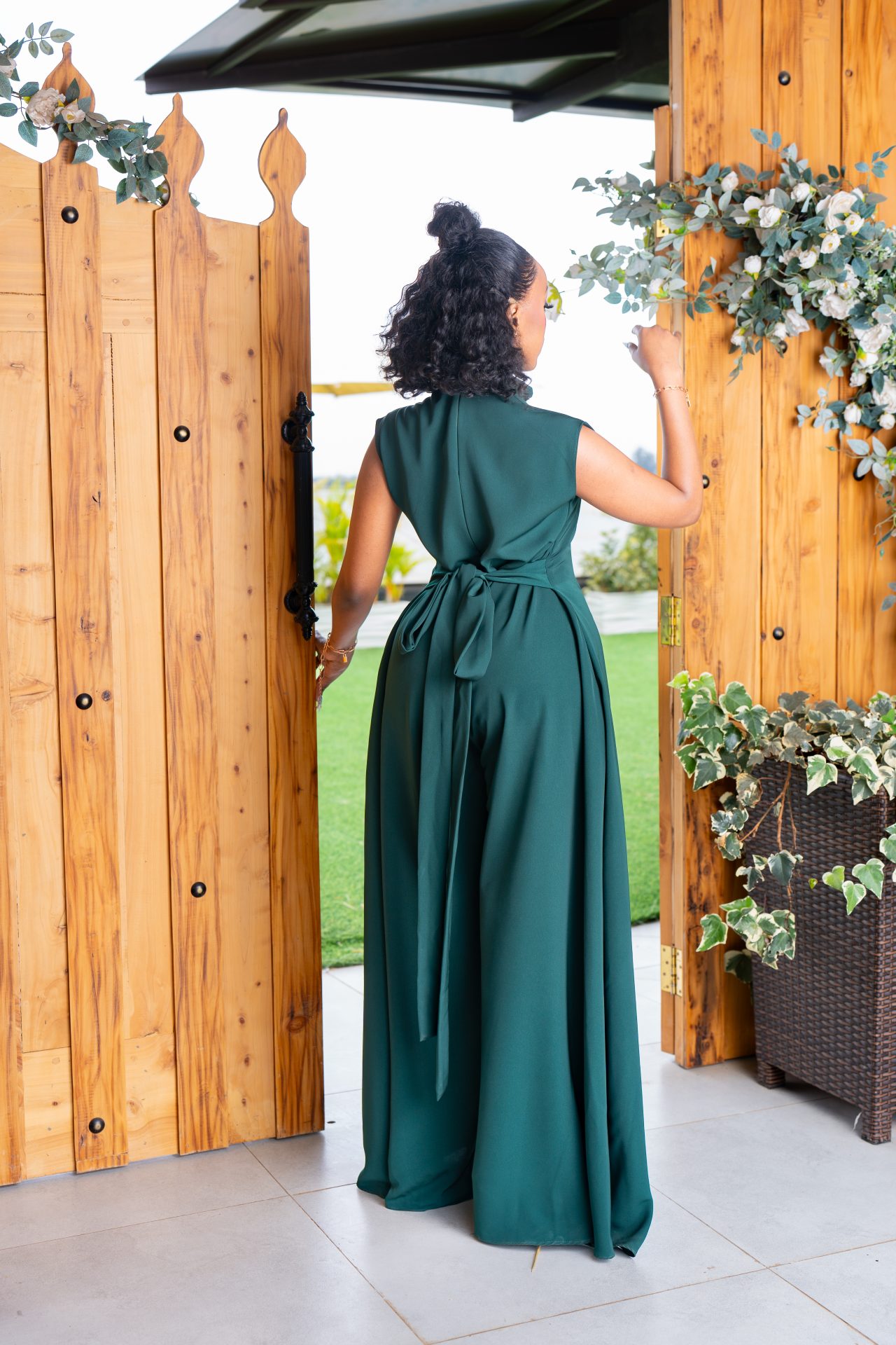 Mira jumpsuit - Emerald Green