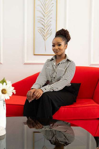 Classic Straight Leg Pants - Black