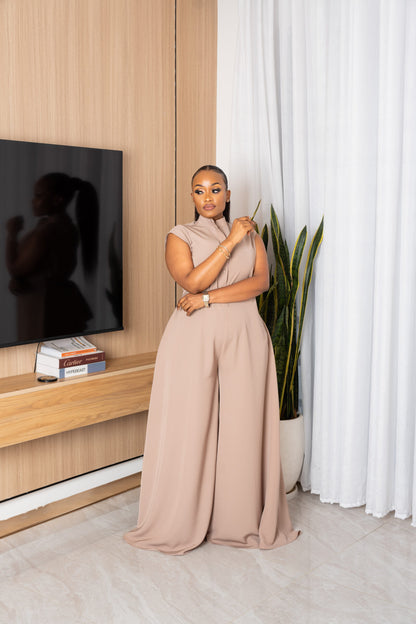 Mira jumpsuit - Taupe grey