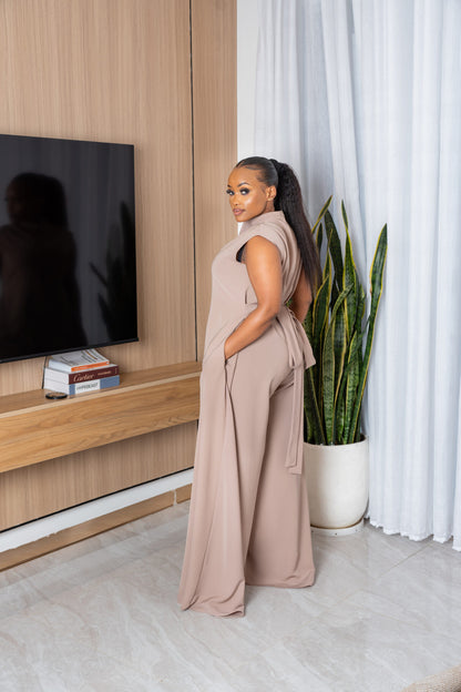 Mira jumpsuit - Taupe grey