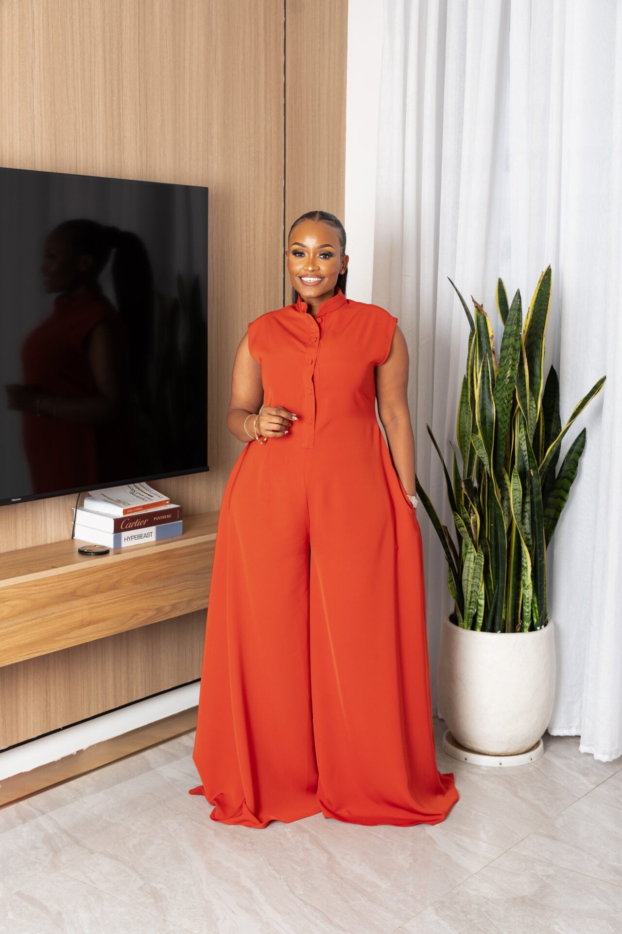 Mira jumpsuit - Burnt Orange