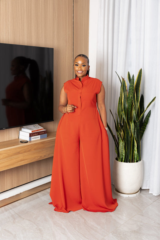 Mira jumpsuit - Burnt Orange
