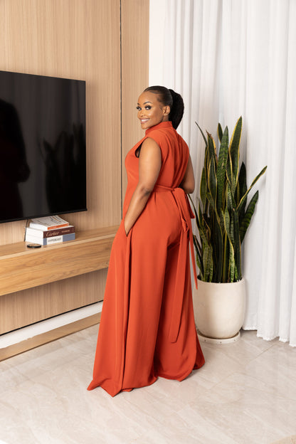 Mira jumpsuit - Burnt Orange