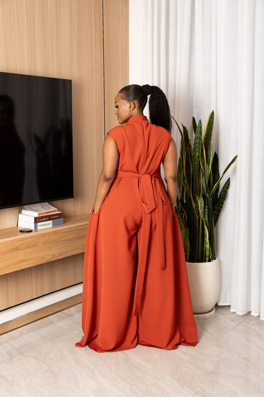 Mira jumpsuit - Burnt Orange