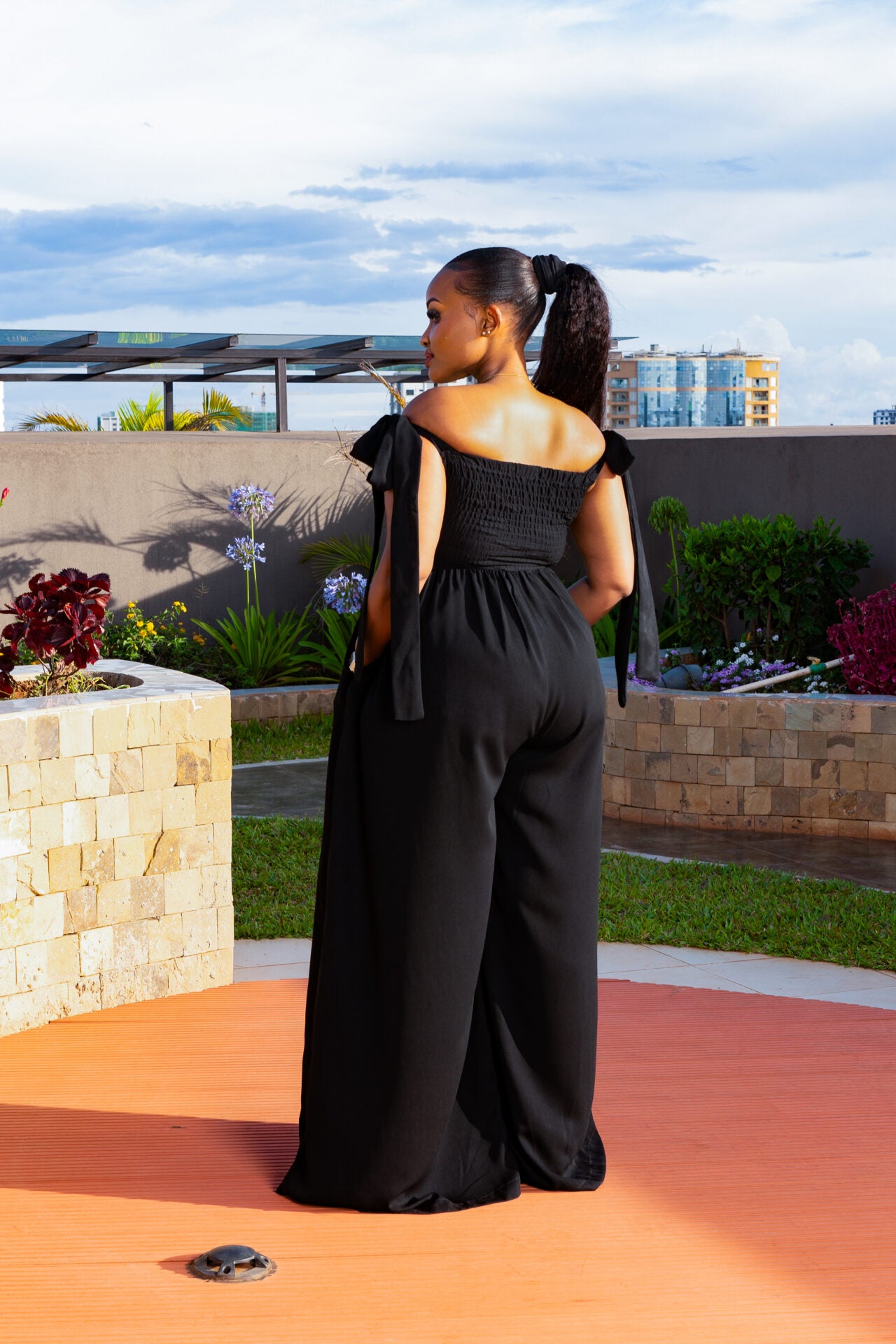 Jasmine Wide-leg Jumpsuit - Black