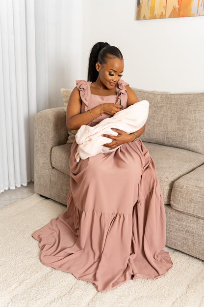 Talia maxi dress - Blush pink