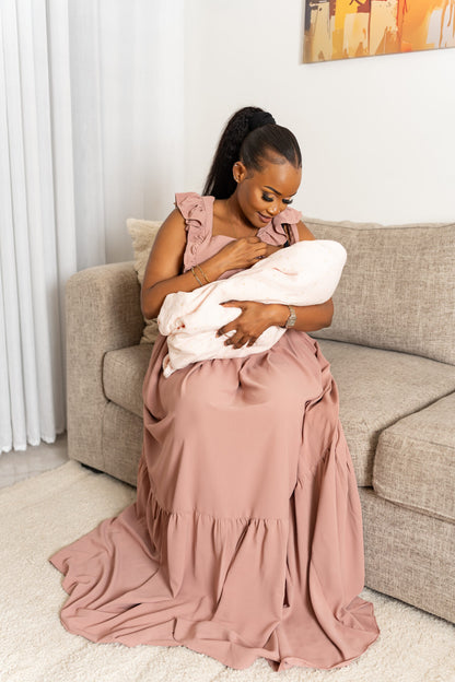 Talia maxi dress - Blush pink