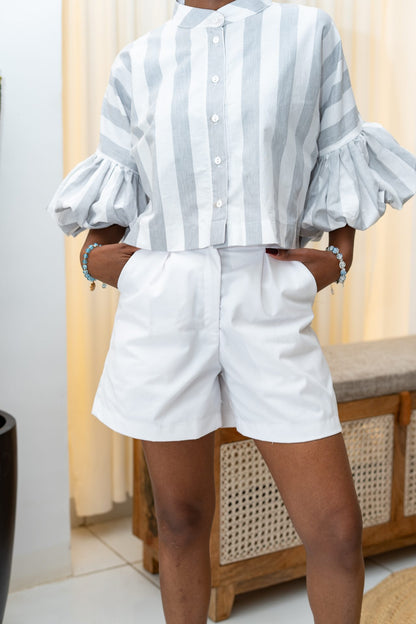 Classic white shorts