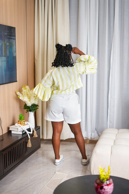 Classic white shorts