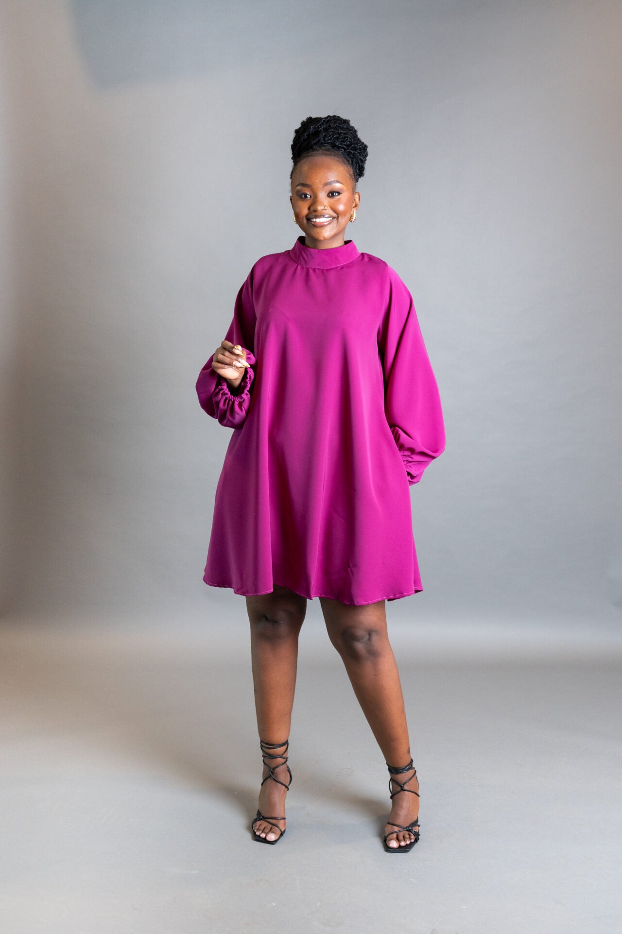 Atara Shift Dress - Purple