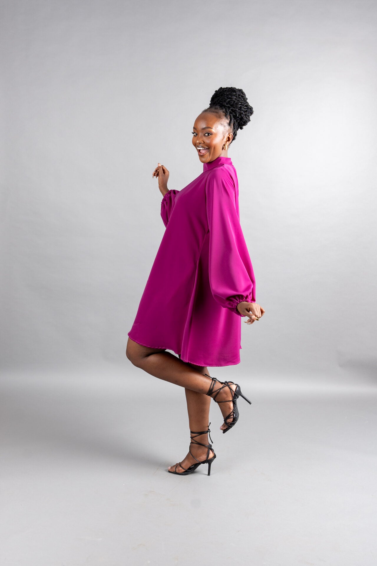 Atara Shift Dress - Purple