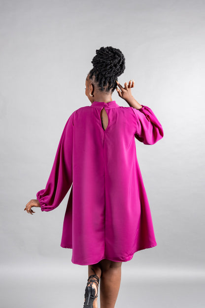 Atara Shift Dress - Purple