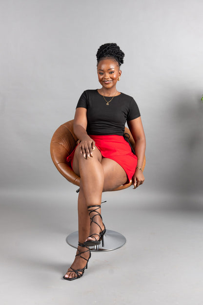 Classic Skort - Red