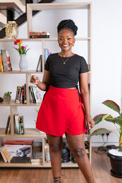 Classic Skort - Red