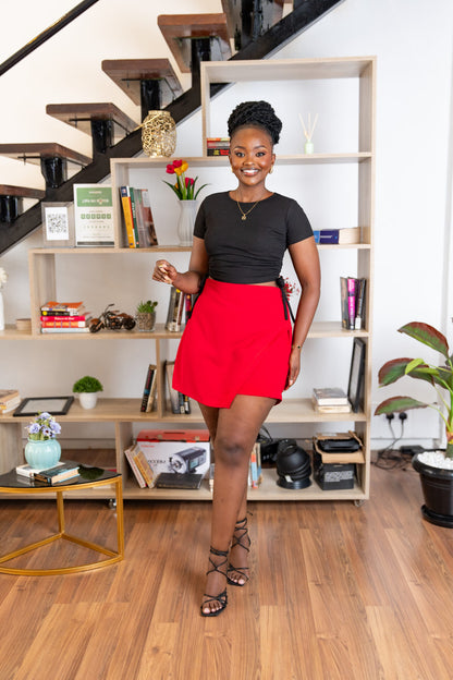 Classic Skort - Red