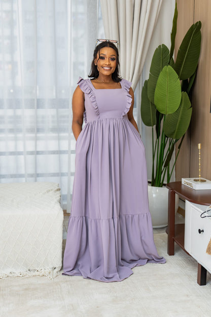 Talia maxi dress - Lilac