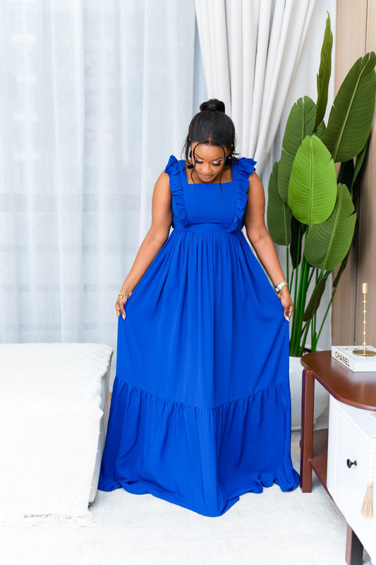 Talia maxi dress - Royal blue