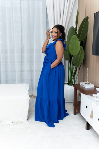 Talia maxi dress - Royal blue