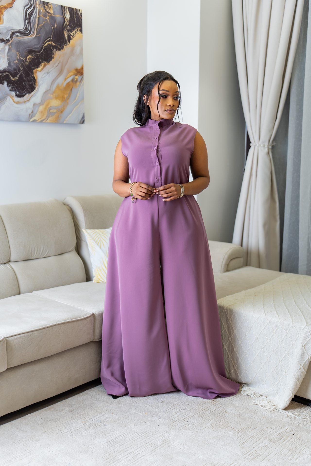 Mira jumpsuit - Purple