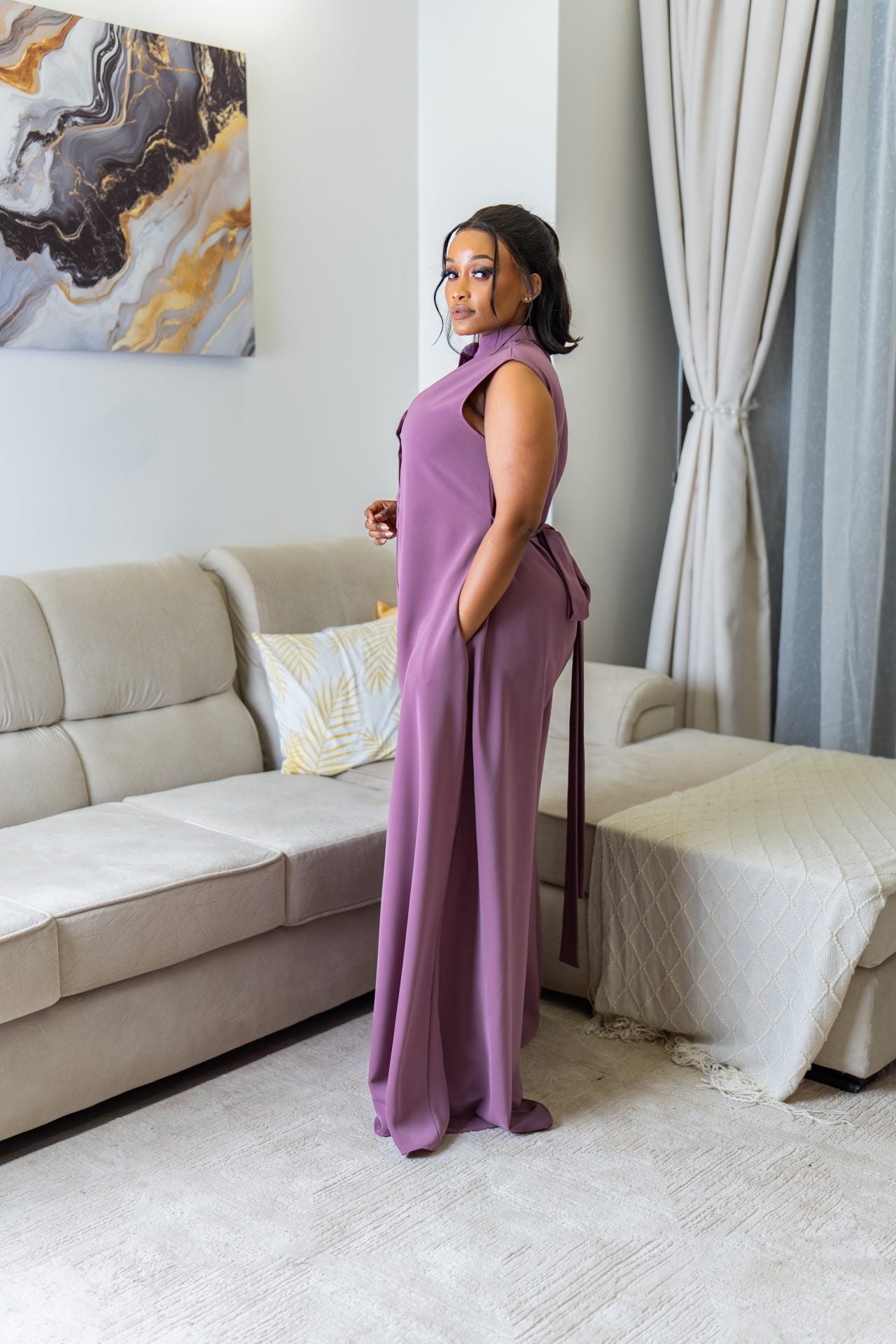 Mira jumpsuit - Purple