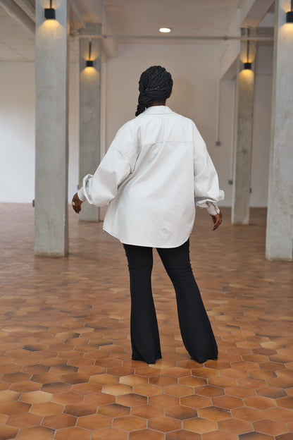 Regular Shacket - Off-white