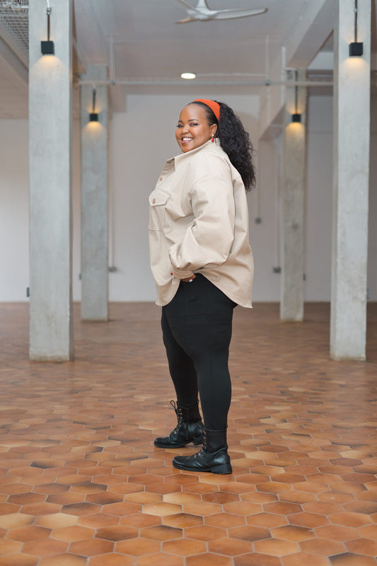 Regular Shacket - Beige