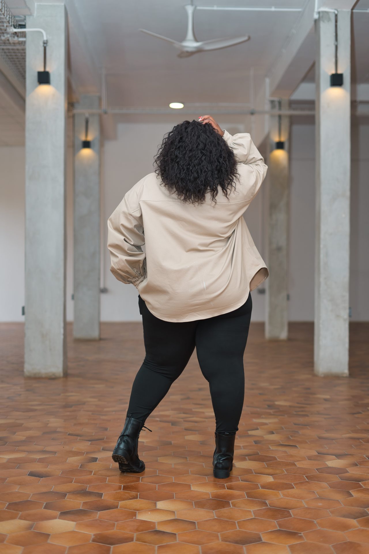 Regular Shacket - Beige