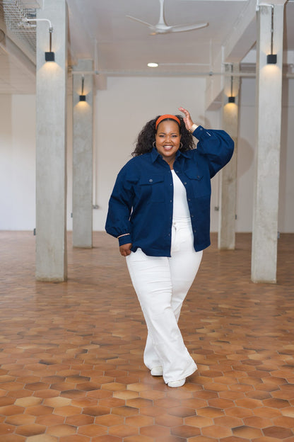 Regular Shacket - Blue