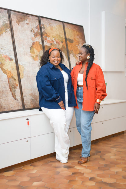 Regular Shacket - Burnt Orange