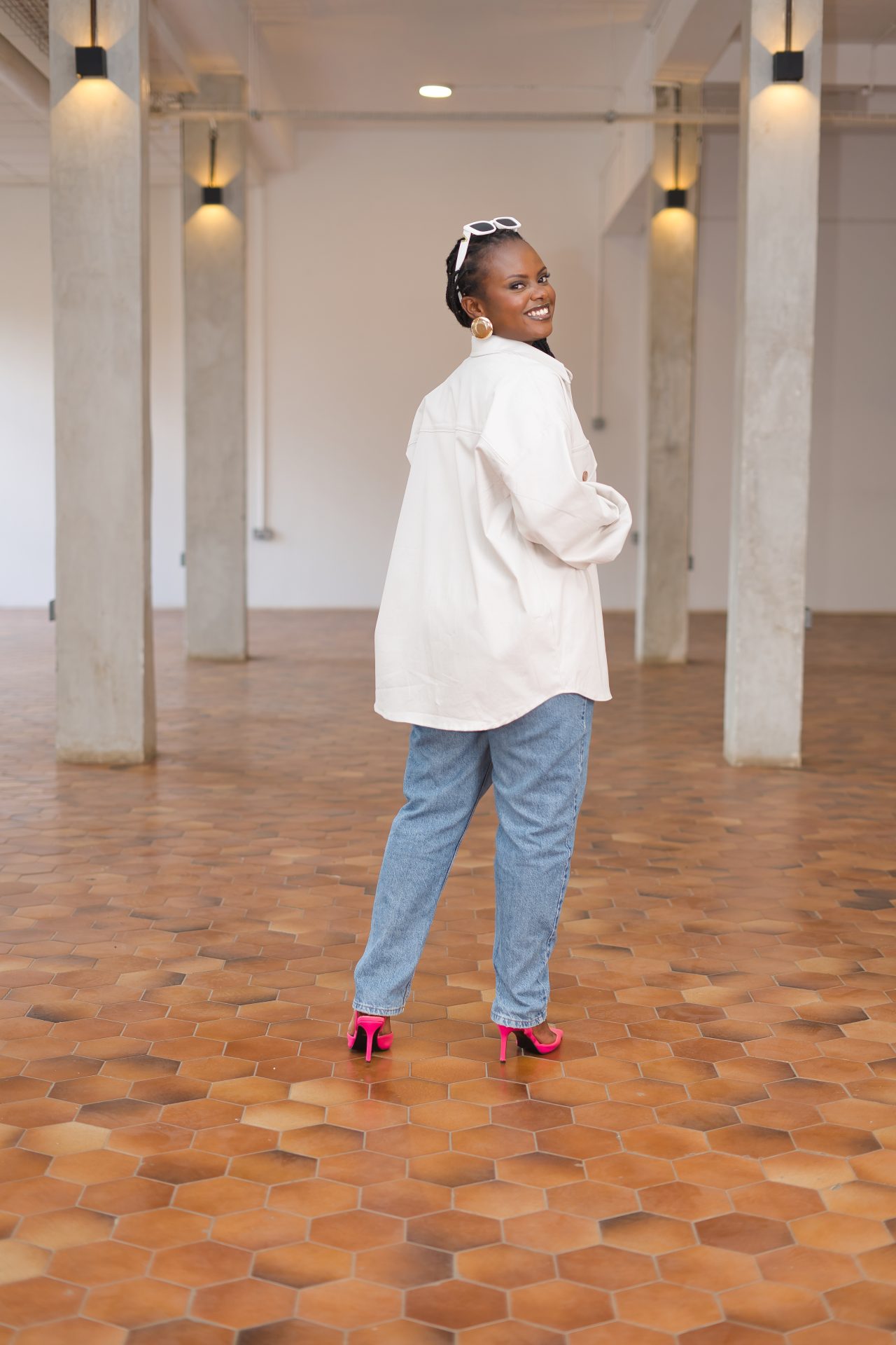 Regular Shacket - Off-white