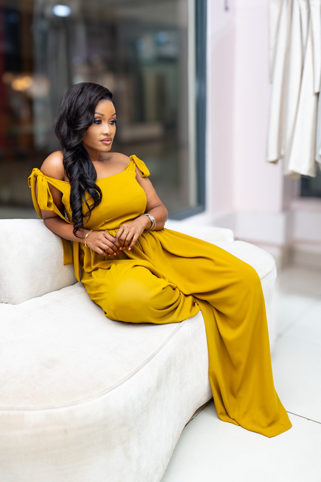 Jasmine Wide-leg Jumpsuit - Lime